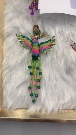 Brand: Generic 5.0 5.0 out of 5 stars (1) ONE Beaded Hummingbird, Souvenir, from Mexico, Multicolor, 5" INCHES, Seed Beads,