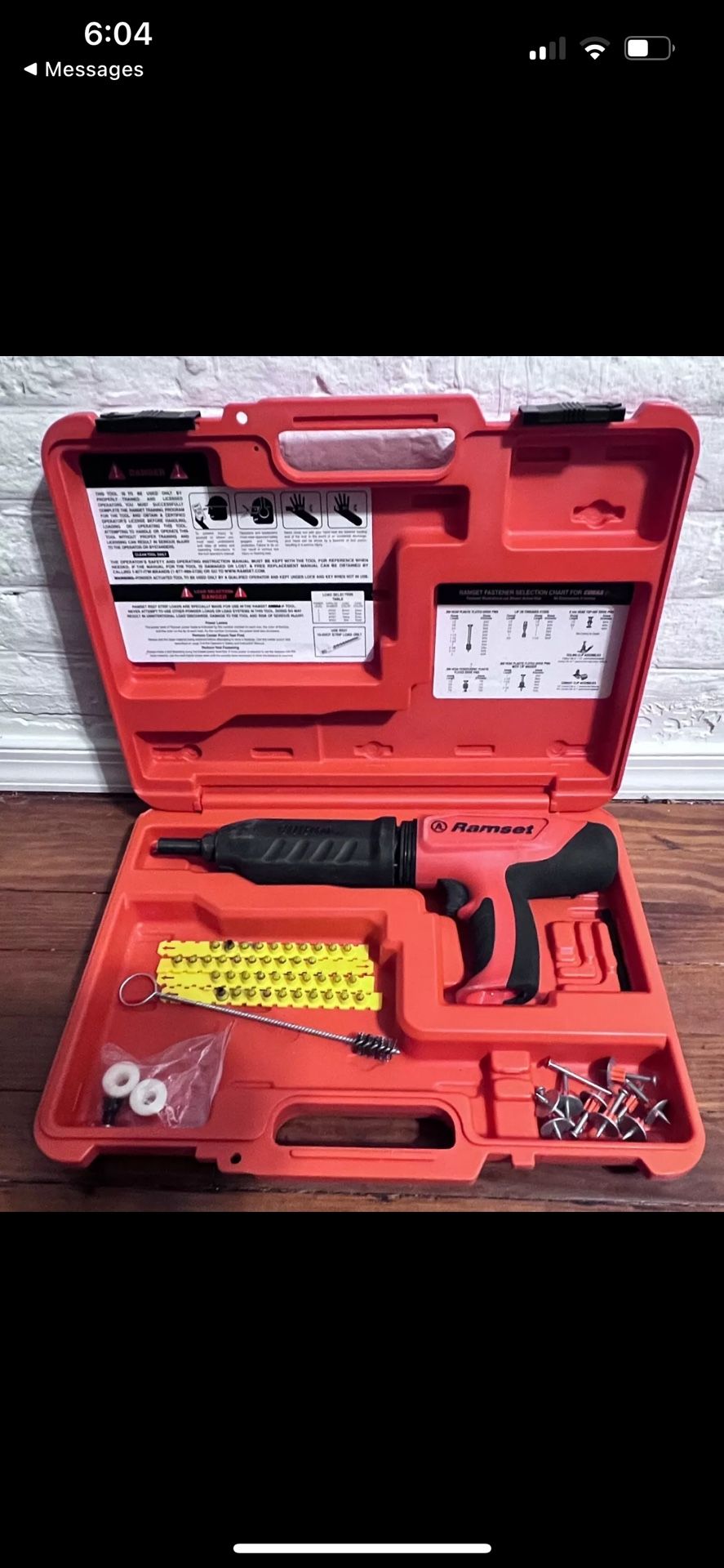 Ramset 16944 Cobra+ 0.27 Caliber Semi-Automatic Powder-Actuated Tool w /Silencer