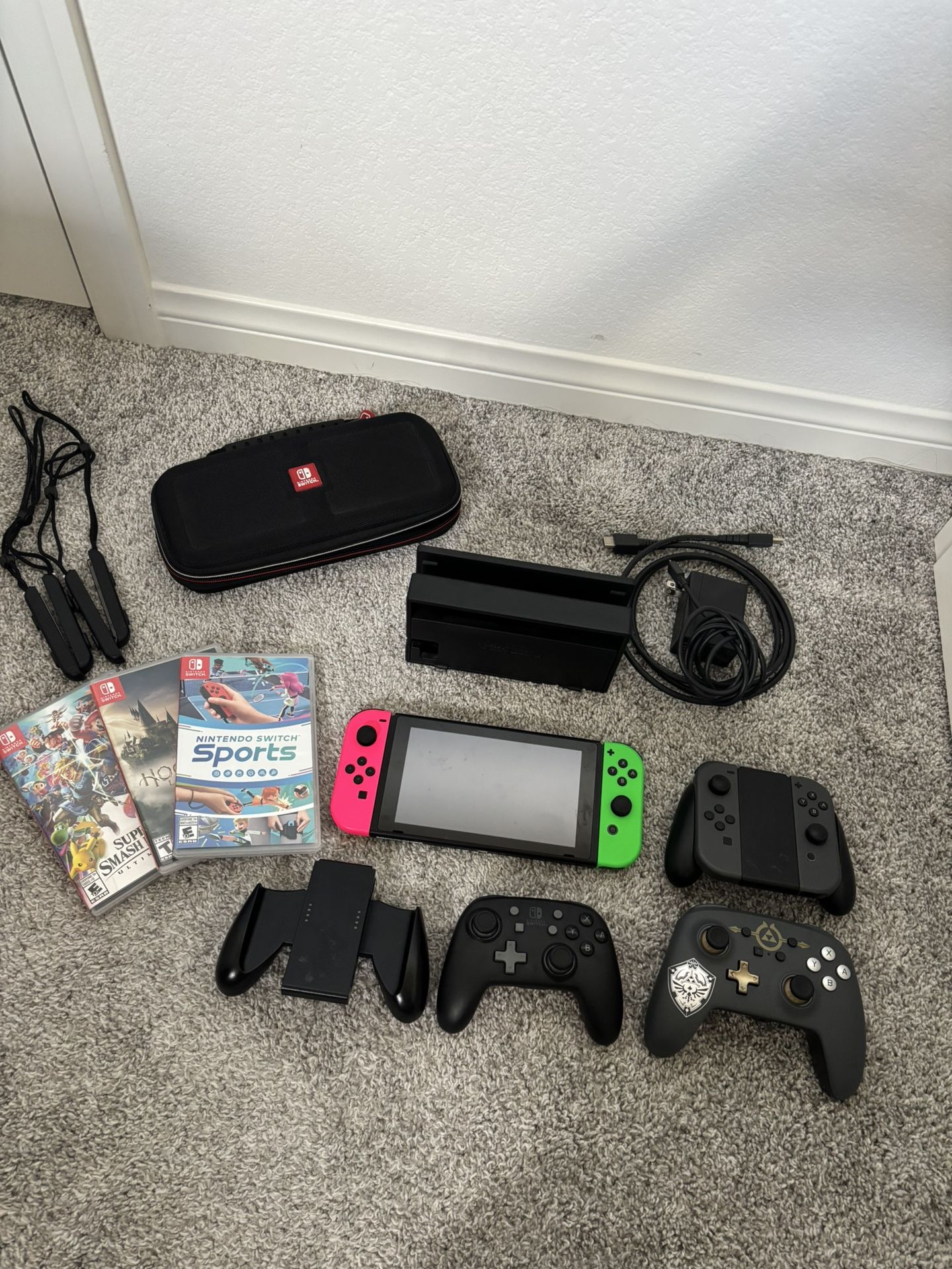 Nintendo Switch with extras