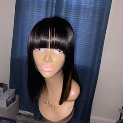 Guless Bang Bob wig 