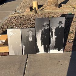 Tombstone 4-Piece Wall Art