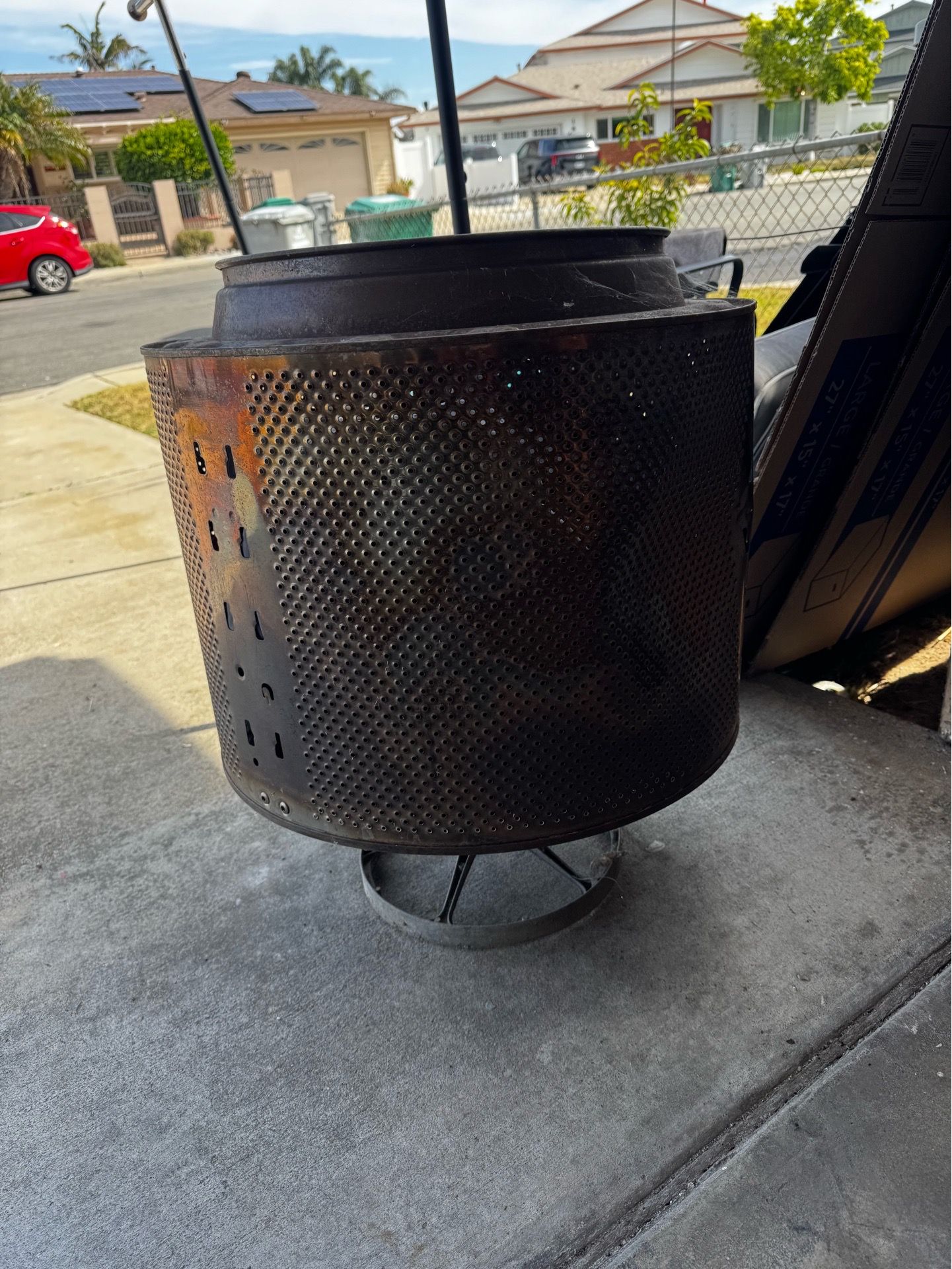 Heavy duty fire pit