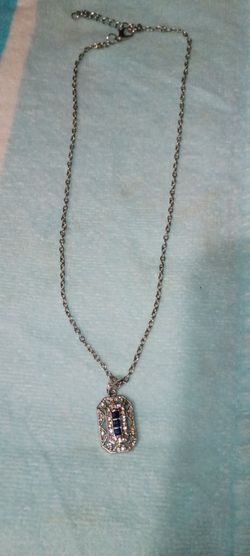 Art Deco Style Pendant Necklace