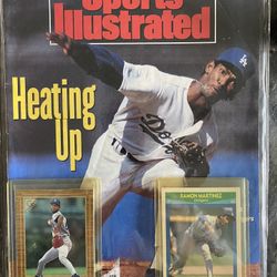 Sports Illustrated Magazine With Baseball Cards