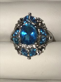 Size 5 silver ring