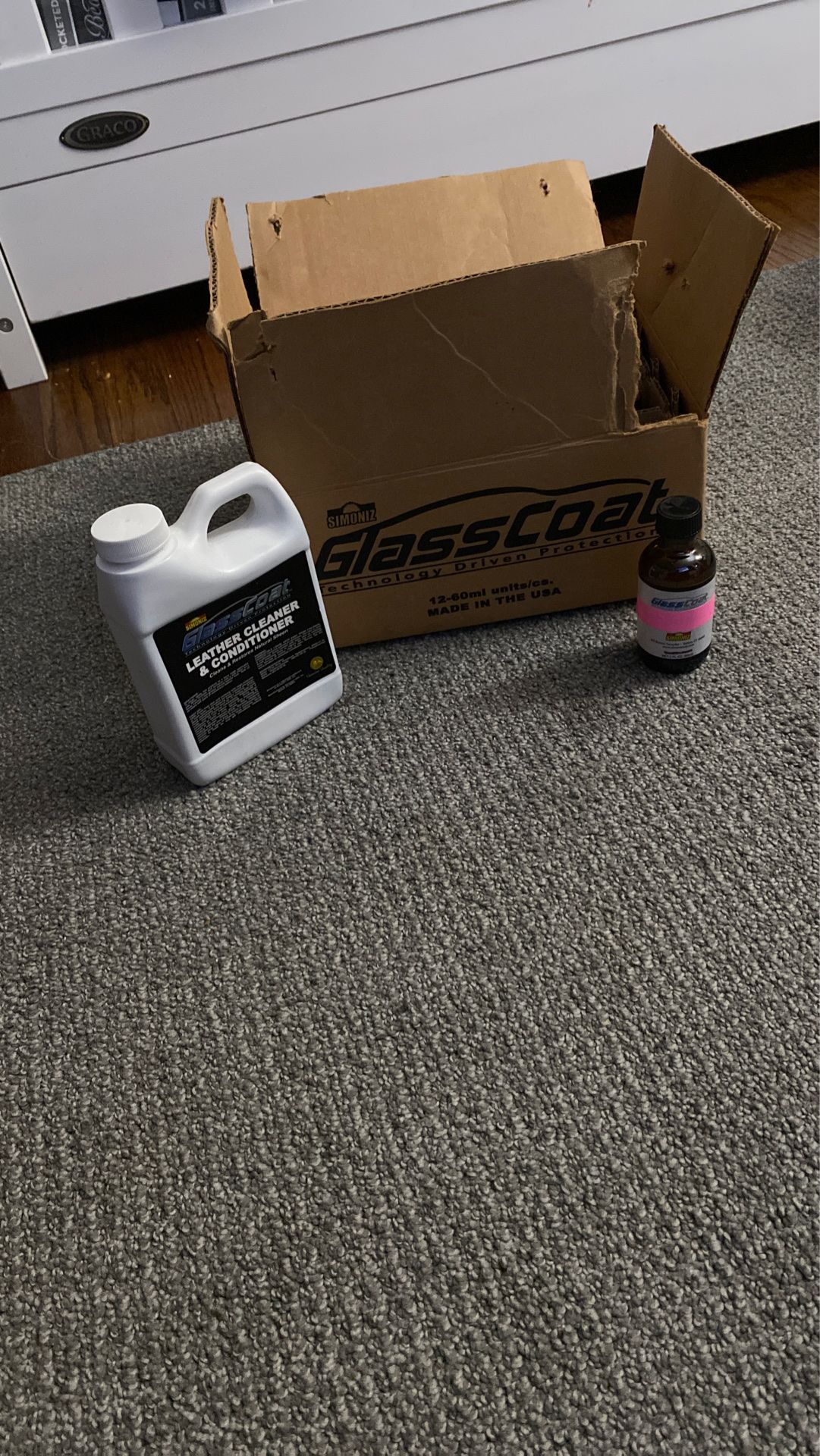 Simoniz GlassCoat and leather treatment