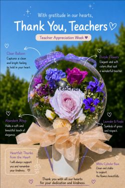 balloon flower bouquet