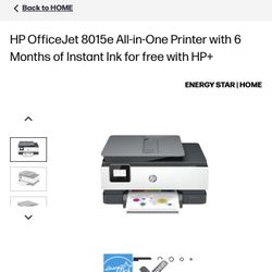HP OfficeJet All-in-One Printer 8015e