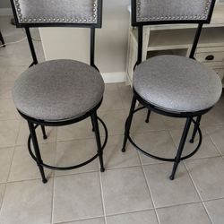 Two Deluxe Counter Stools