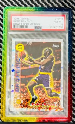 1996 Topps Kobe Bryant Draft Redemption PSA 8
