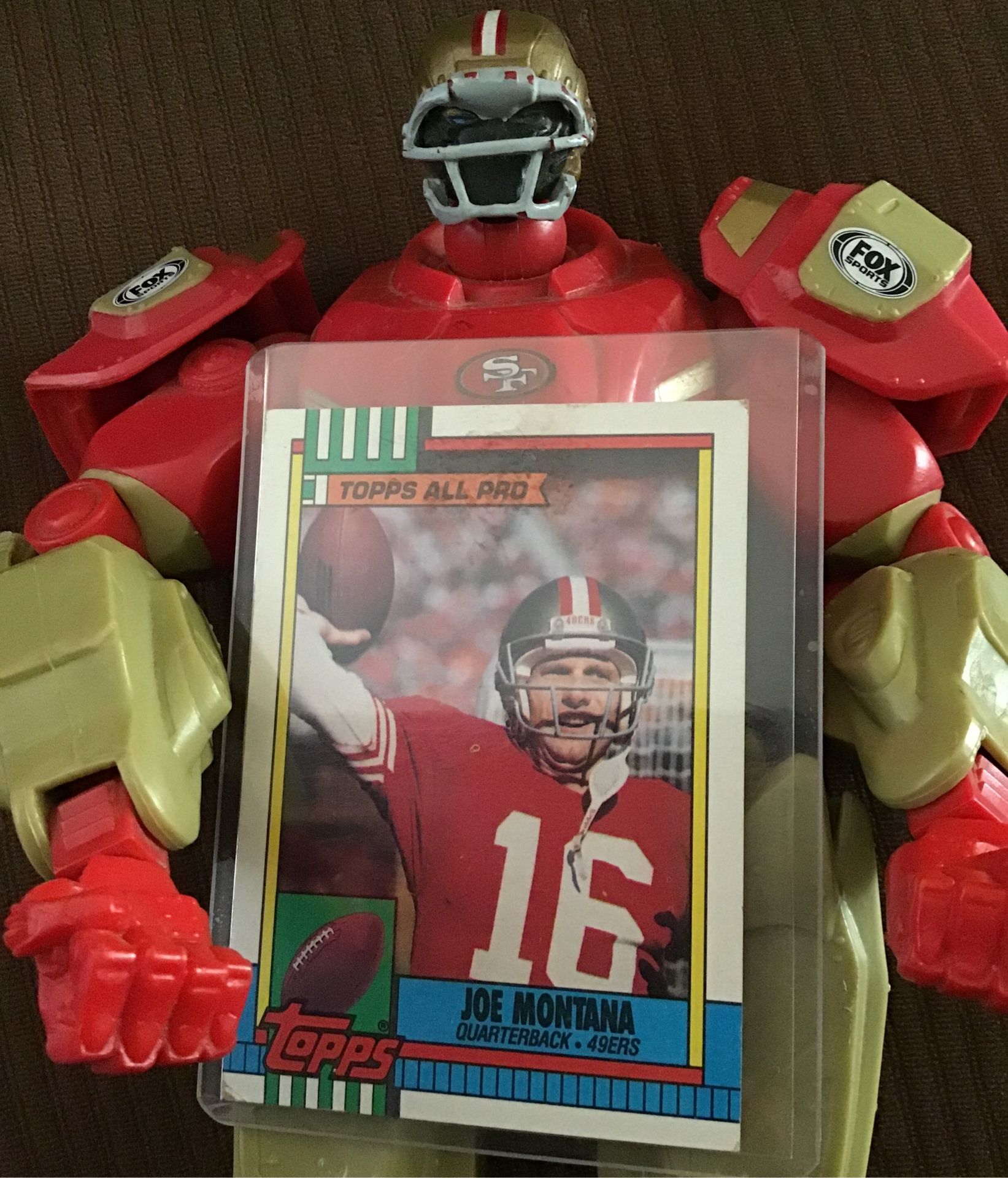 Forty Niners collectable Joe Montana (Trading card)