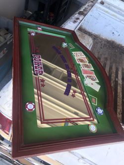 Bar collectible sign/glass