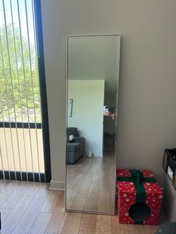 Silver Easel Mirror