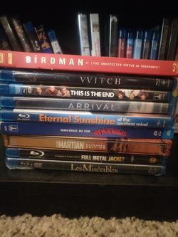 blu rays dvds movies collection