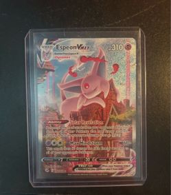 Pokemon Espeon VMAX card