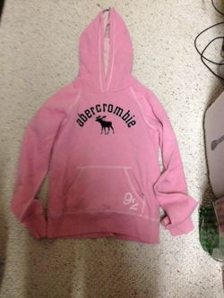 Abercrombie hoodie pink