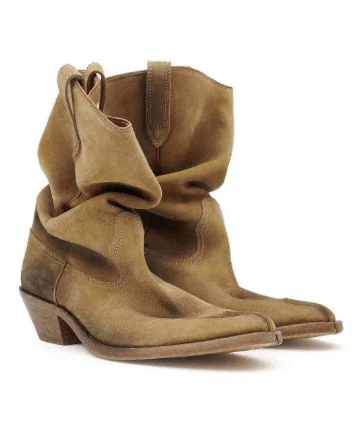 Maison Margiela Tabi 55mm slouchy Western boots. Size 41 (8)