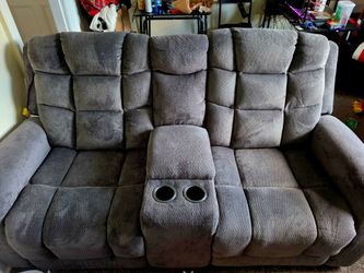 2 recliner power love seat