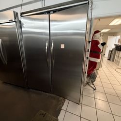 60” Viking Columns Refrigerator And Freezer Stainless Steel 