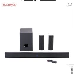 Onn. 5.1 Sound System with Wireless Subwoofer