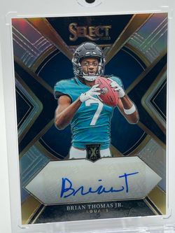 2023 Panini Select /99 Brian Thomas Jr. Prizm Rookie Auto No.4