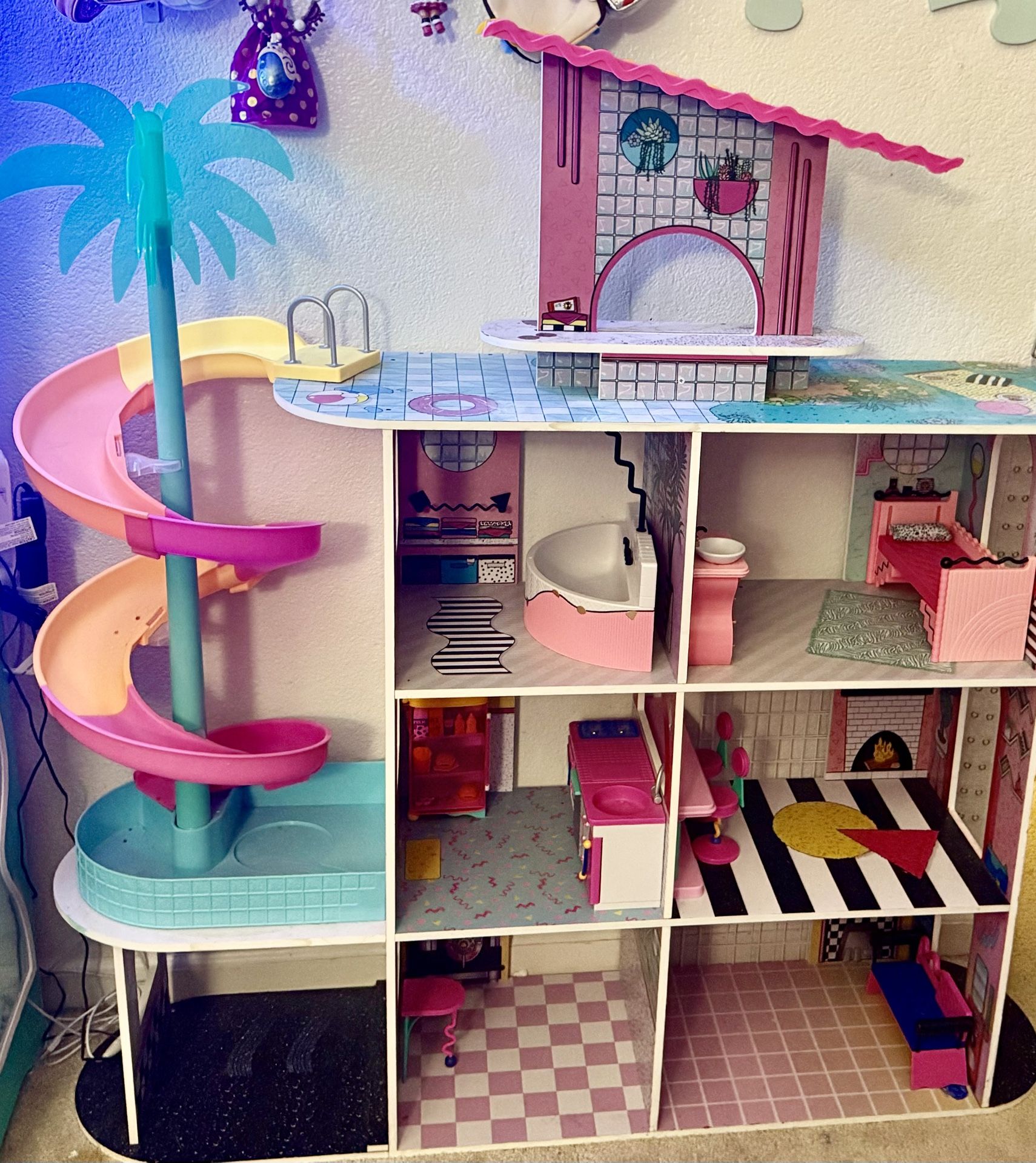 LOL Large Wooden doll House