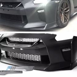 Fits 09-22 Nissan R35 GT-R Upgrade 09-16 to New 2022 Look Front Bumper Cover