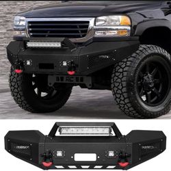 VIJAY Front Bumper for GMC Sierra 1500/2500/3 (contact info removed)-2006 with Winch Plate and Lights Brand New still in the the box D249