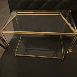 Wedding Gold Glass Card Box with Lock and Slot - Wedding Envelope Card Holder for Reception Handmade Gold Decorative Glass Terrarium,