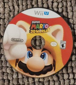 Super Mario 3D World Wii U Disc