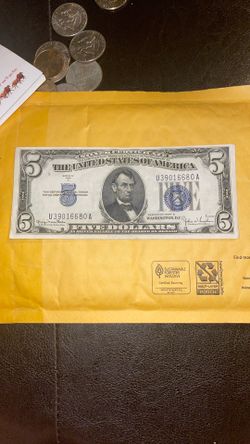 $5 Silver Certificate 1934