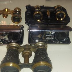 Antique Vintage Opera Glasses  Collection  Lot