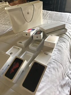 Apple devices BOXES ONLY