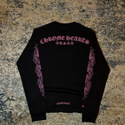 Chrome Hearts Mattyboy Black & Pink Long Sleeve 