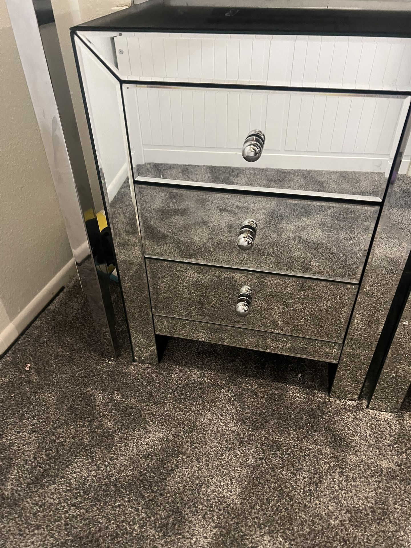 Mirrored Nightstands