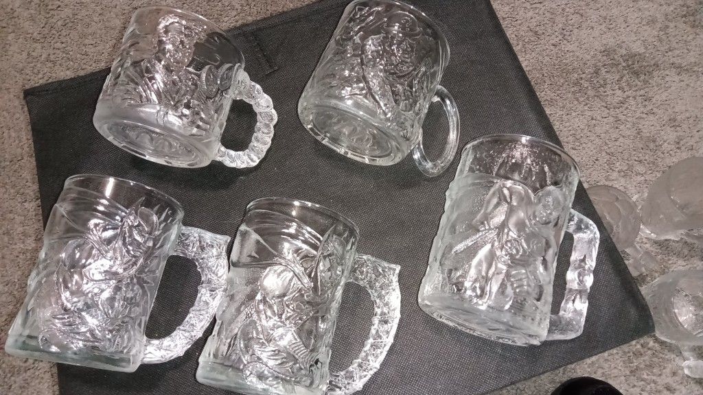 1995 McDonald's Batman Forever Mugs Set