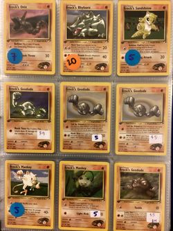 1st Edition Collection (81 cards) Pokémon Gym Heroes/Challenge & Neo Sets Near Mint