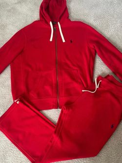 Polo Ralph Lauren red sweatsuit