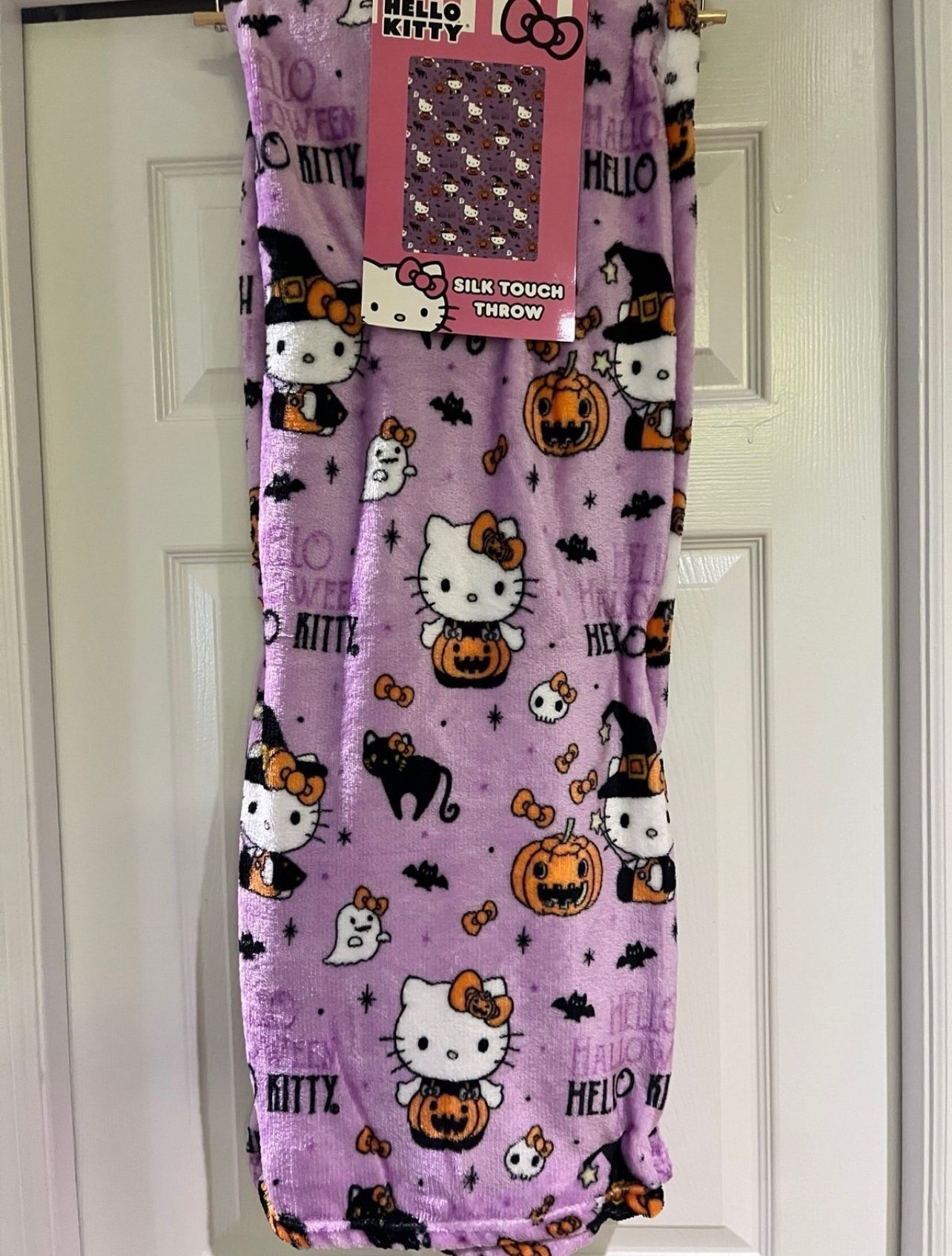 Hello kitty Halloween Purple Blanket 