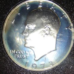 1973 $1 Coin Eisenhower Proof Coin