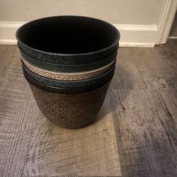 Plastic Flower Pot Set 