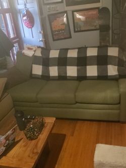 Forest Green Couch