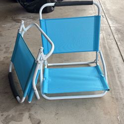 2 Blue Chairs for $10