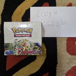FACTORY SEALED pokemon Scarlet & Violet base set booster box