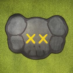 kaws head custom rug