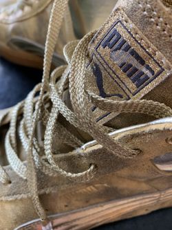 358258 01 puma meek mill gold Size 9 Rare