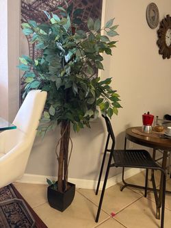 Large Artificial Ficus Tree with Planter