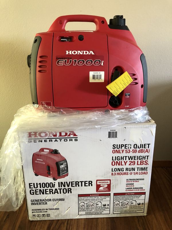 Brand New In Box Honda EU1000i Generator for Sale in Buckley, WA ...