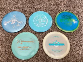 Disc Golf discs (five available)
