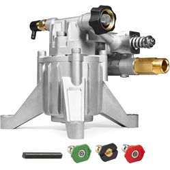  7/8" Shaft Vertical Pressure Washer Pump - Rear Inlet/Outlet Max 3100 PSI